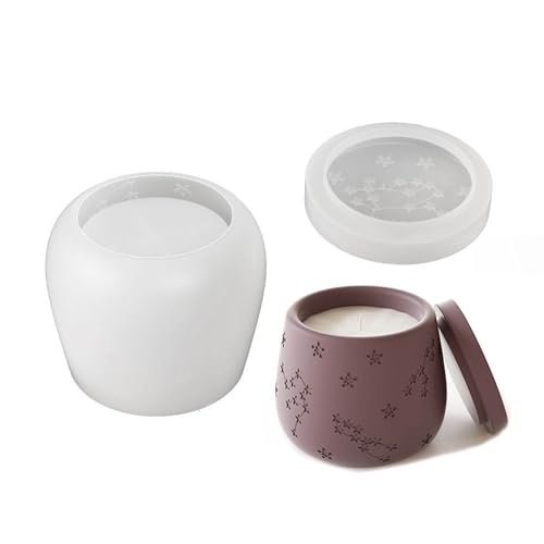 Caja de almacenamiento creativa y elegante, moldes de resina con tapa, contenedor de joyería, epoxi para entusiastas de las manualidades, molde de silicona resistente a la temperatura