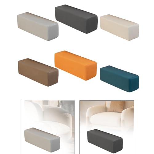 Image of Side Arm Rest Pillow Rectangular High Density Foam Armrest for Couch Bed Car Light Gray| Bed Pillow | Sleeping Pillow | Soft Cushion