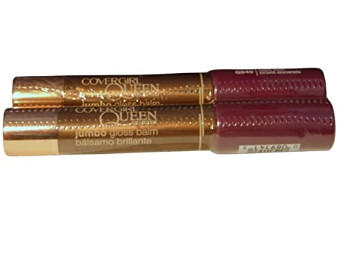 Pack of 2 CoverGirl Queen Jumbo Gloss Balm, Q849 Sugar Plum