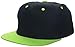 Beechfield 5 Panel Contrast Snapback, Größe:One Size, Farbe:Black/Lime Green