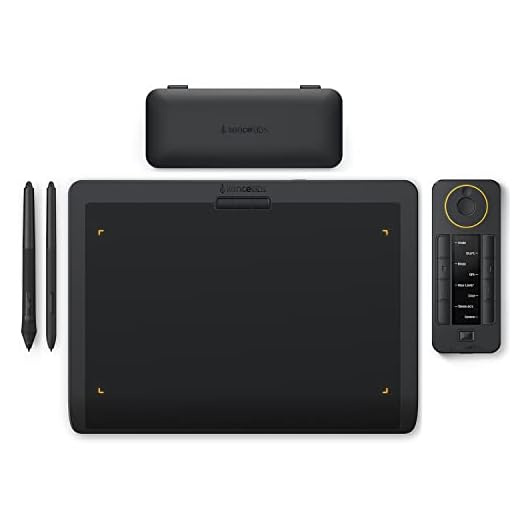 XENCELABS, Tableta de Dibujo, Tableta Gráfica Profesional Inalámbrica con Mando Quick Keys, 2 Lápices Digitales sin Batería, Ideal para Dibujo Digital,Edición fotógrafica, Diseño Gráfico
