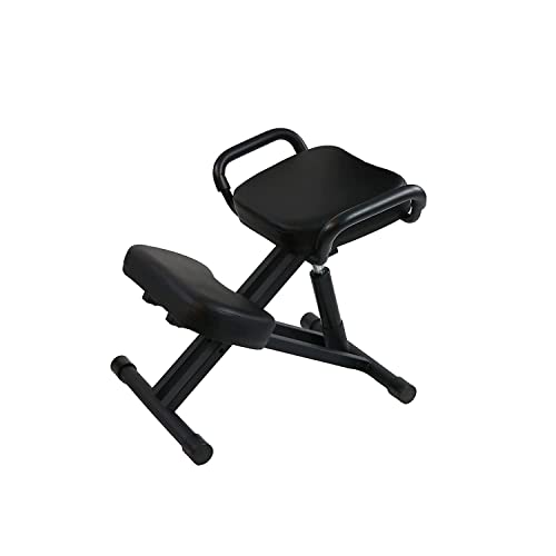 Master Massage Equipment Multifunctional Ergonomic Kneeling Posture Chair, Adjustable Angle Stool For Home Office, Black #TOP14