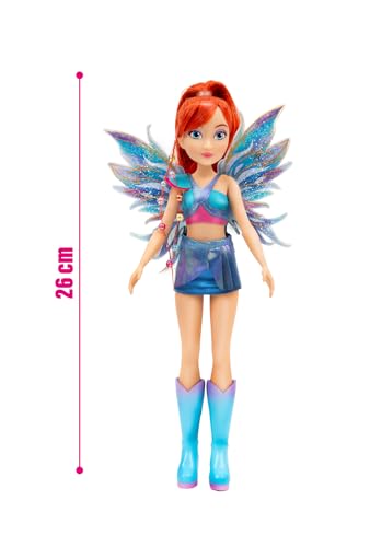 Winx Club Fairy Doll – Bloom with Glitter Wings & Articulated Joints – Magical Transformation Outfit – Removable Accessories… – Ansicht 3