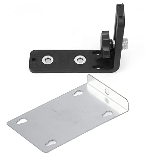 L Shaped Wall Mounted Level Bracket 5/8 Inch Threaded Screw Interface for Precise Alignment and Mounting