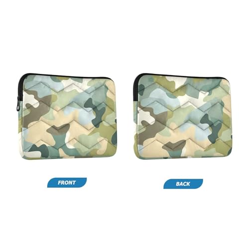 Funda para portátil 13-14 pulgadas con camuflaje colorido impermeable miniatura 2