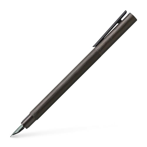 Faber-Castell - Penna stilografica Neo Slim in alluminio, pennino B, canna