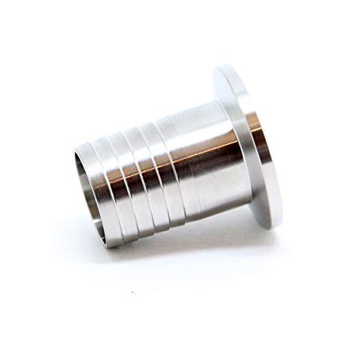 Image of QiiMii KF25 Flange to 25 mm Rubber Hose Barb Adapter Fitting for Vacuum