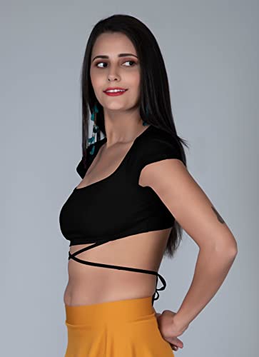 Image of A4300 Blouse Crop Top for Women