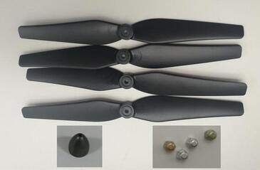 KBREE Für LH X38GWF RC Dorne Quadcopter Ersatzteile Zubehör Set Motro Blades Frame Landing Control Kamera (Farbe: 1set Blades)