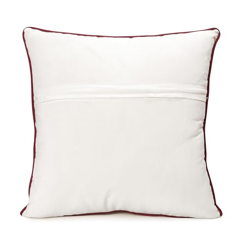 Image of Handmade Throw /Pillow Cushion Cover : 100% Cotton Fabric : High Thread Count : Set of 5