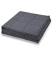 Weighted Blanket for Adults (48"x 72" 15 lbs Twin Size) Cooling Heavy Blanket Perfect for Adults ...