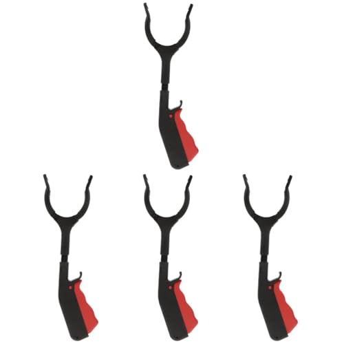 COLLBATH 4pcs Portable Trash Grabber Tool Litter Picker Comfort to Use for Outdoor and Indoor Cleaning Abs
