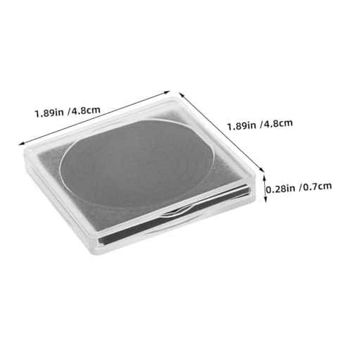 Cajas transparentes para monedas 25 piezas miniatura 2