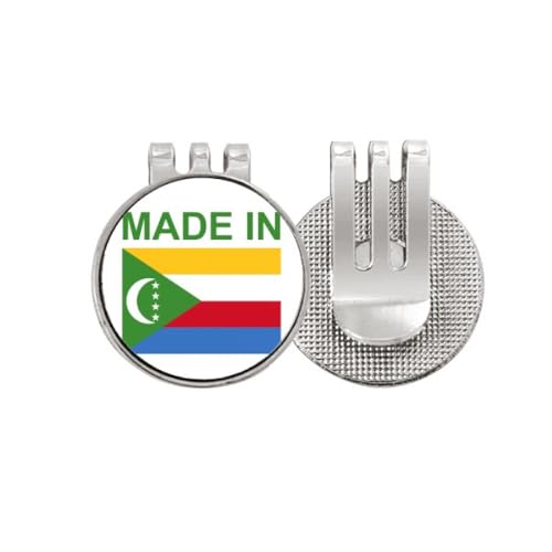 Marqueur de balle de golf Comoros émail pour vos tournois et parcours