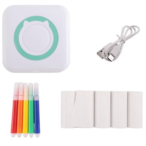 Mini imprimante thermique portable Bluetooth et étiqueteuse de poche multifonction - 2