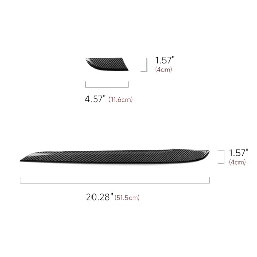 Image of Car Dashboard Decor Strips Decals for Honda CR-V 2017 2018 2019 2020 2021 2022 Accessories CRV ABS Carbon Fiber Interior Stickers