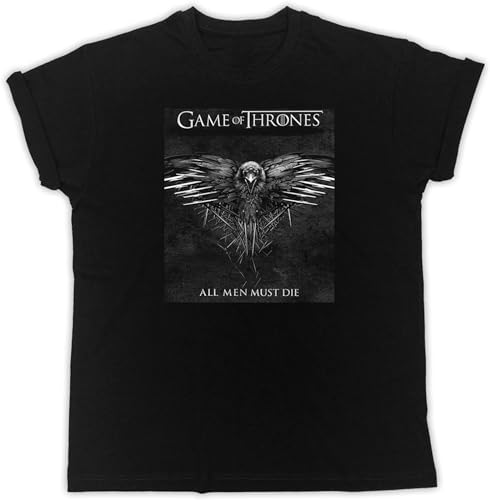 Photo de All Men Must Die Poster T-Shirt Printed Graphic Mens Top Tee Black 3XL