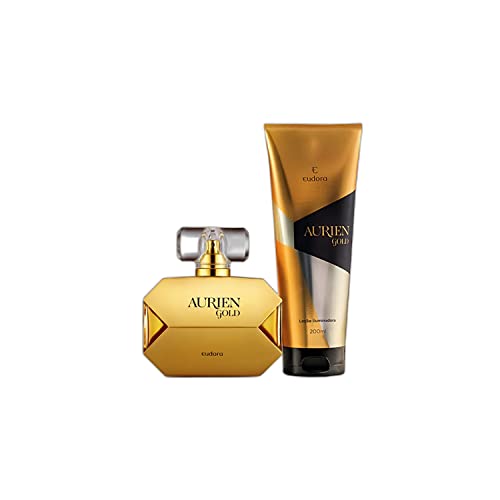 Eudora Kit Aurien Gold Colônia Desodorante + Loção Iluminadora