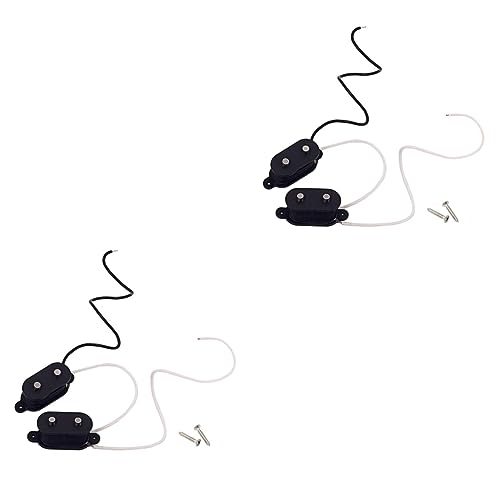 FAVOMOTO 2 Sets Electric Guitar Bass Pickup Replacement Pickup Classic Warm Sound for Bass Guitar