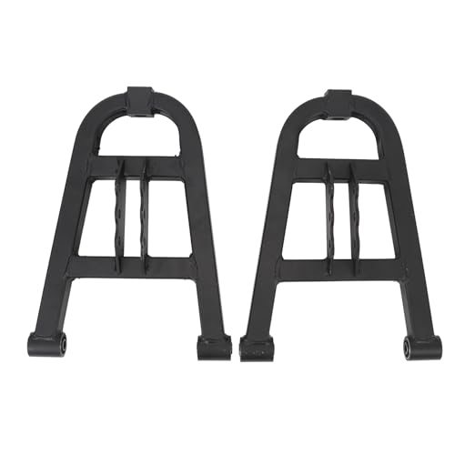 10mm Front Suspension Lower Shock Swing Arm Kit, Heavy Duty Go Kart Swing Arm, High Hardness Square Steel Tube with Rustproof Coating, for 100cc 150cc 200cc Quad Bike Go Kart Repla