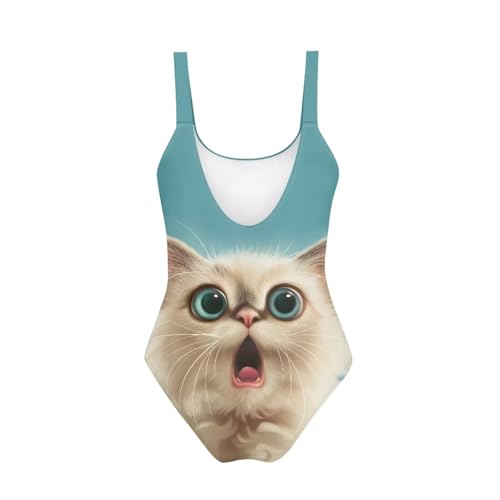 Image of Ystardream Teen Girls One Piece Swimsuit Beach Athletic Bathing Suits Quick Dry