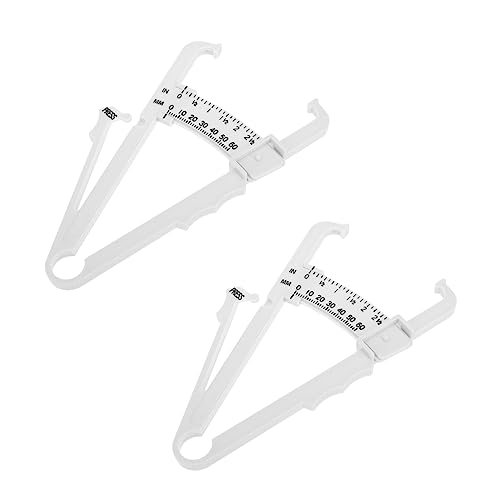 BCOATH Measuring Tape Digital Fat Measuring Instrument for Men Women in White