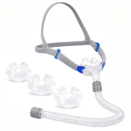 CPAP Nasal Pillow Mask, 3 Sizes Pillows, Quiet Lightweight for Sl...