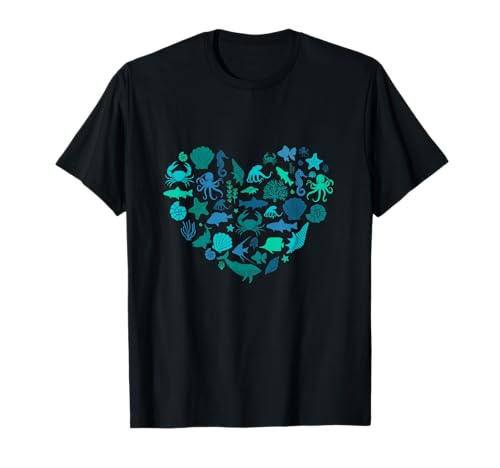 Marine Life - Marine Biologist Save Oceans Marine Science T-Shirt