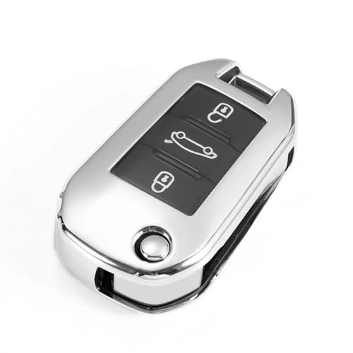 Coque clé Peugeot 2008 boîtier haute finition ajustement parfait