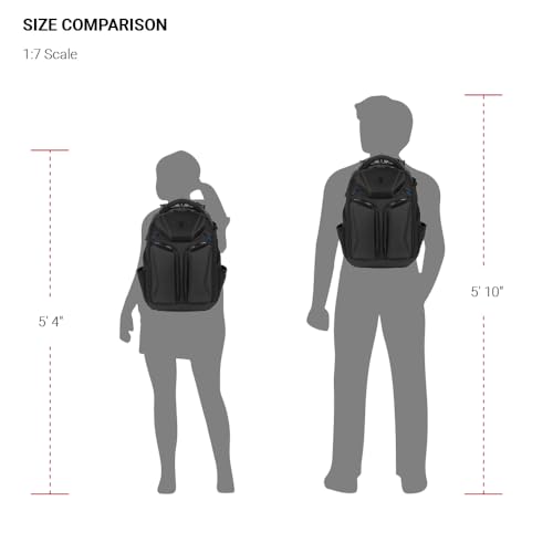 SwissGear Gamer Elite eSports Laptop Backpack, TSA Friendly Laptop Bag with USB Charger Port, Fits Gaming Headset and Keyboard, Blue/Black - image 7