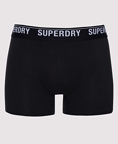 Boxer Superdry Multi Triple Pack de 3 unidades en algodón suave para hombre 6