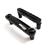 Premium Quality Construction – Crafted from solid metal with a sleek black chromium plating, this Wilkinson Tune-O-Matic bridge and tailpiece set delivers excellent durability and corrosion resistance for long-lasting performance. Smooth Intonation &...