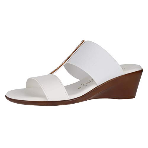 ITALIAN Shoemakers Zoey White Womens Slide Size 6M