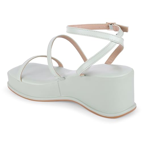 Image of Lino Perros womens Lino Perros Casual Platform Sandles Heeled Sandal