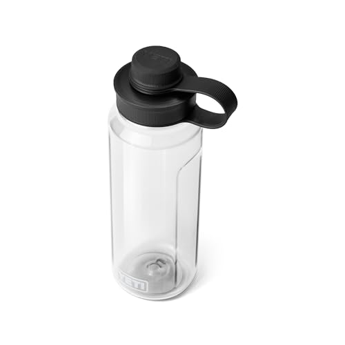 Image of YETI Yonder Water Bottle with Yonder Tether Cap, Lightweight, Leakproof and BPA-Free