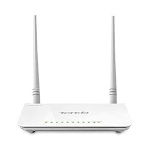 Tenda D303 Wireless N300 ADSL2+/3G Modem Router (All in One),White