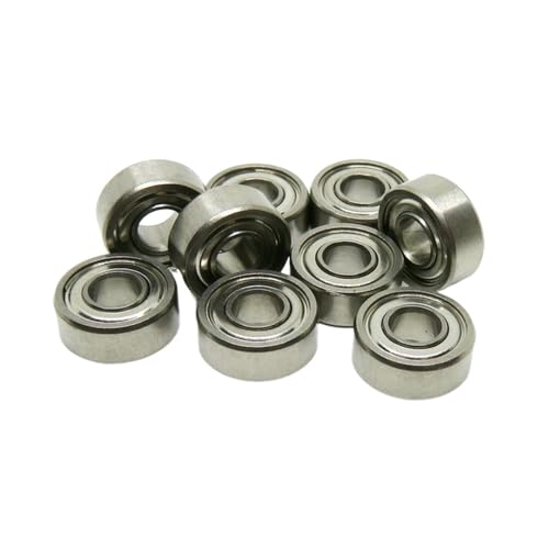Roulements hybrides céramique SMR104 ZZ 4x10x4 mm en inox pour modélisme et impression 3D