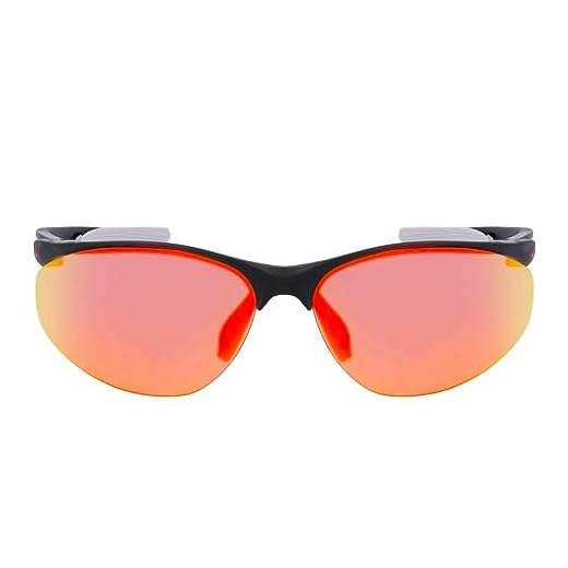 Nike Sun Sunglasses, 011 Black Red Mirror, 69 Unisex