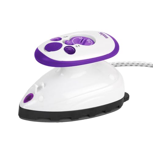 ANSIO Travel Iron Quilting Mini Steam Craft Iron with Ceramic Soleplate
