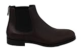 Modell: Derby Boots Dolce & Gabbana - - All - Brown Leather Stretch Band Boots Derby Shoes - EU39/US6