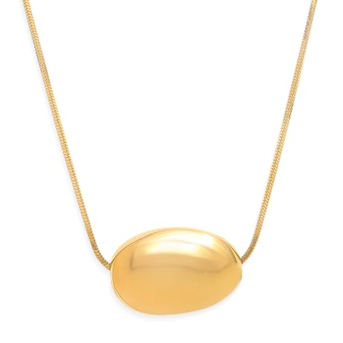 Gold Pendant Pearl Layered Choker Necklace Set for Woman, Chunky Charm Adjustable Pearls Bead Gemstone Shell Conch Tiger Eye Natural Stone Bow Chain Nacklaces Fall Fashion Prom Jewelry Gift.