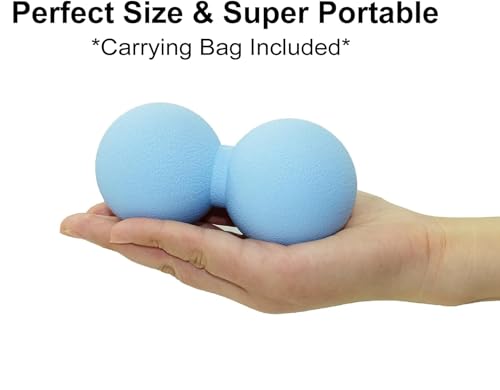 Image of Bodylastics Peanut Massage Ball For Total Body Deep Tissue Massage, Physiotherapy, Trigger Point Therapy, Muscle Knots, Myofascial Release