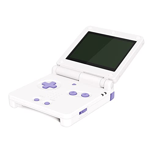 Image of eXtremeRate 16Bits Light Violet Custom Full Set Buttons for Gameboy Advance SP, Replacement A B L R Button Power On Off Volume Button D-pad Key for GBA SP Console - Console NOT Included