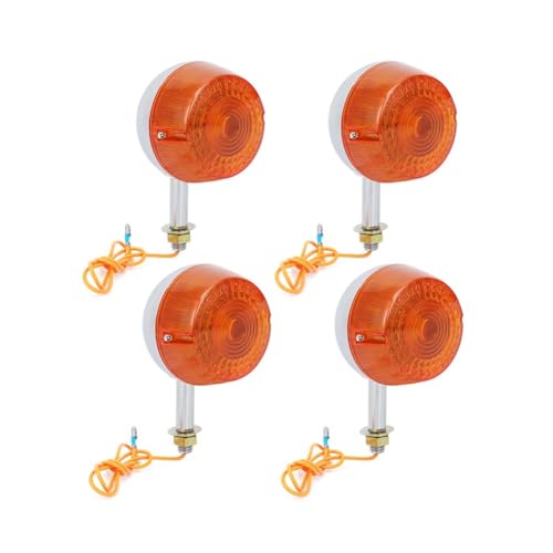 Clignotants de moto ambre 4PCS pour Suzuki FA50X haute visibilité