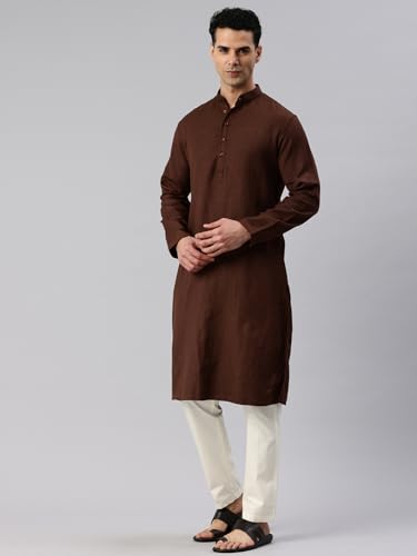 Image of Majestic Man Men's Regular Fit Mid Rise Casual Style Pure Cotton Pyjama Bottom