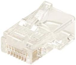 Enchufe modular de cable plano