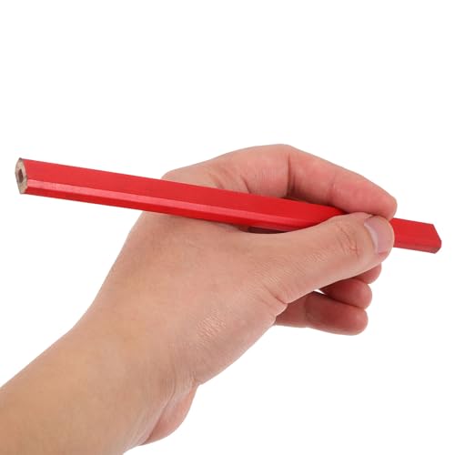 ULTECHNOVO 72 lápices carpintero madera rojo HB miniatura 4