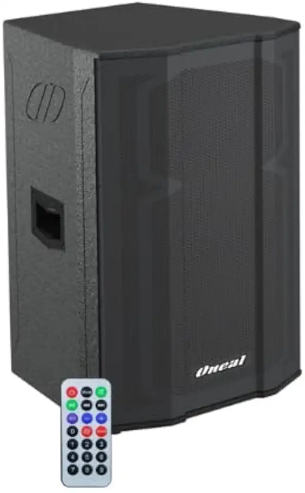 Caixa de Som Amplificada Ativa Oneal OPB-215 240Watts RMS Bivolt Automático Bluetooth,FM USB, SD Alto-Falante 15 Polegadas Entrada P10 e XLR Original
