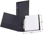 AVERY Legal Sized Binder, 1" Anneaux ronds, Noirs, 2 Les poches, 175 Capacité de la feuille (06400)