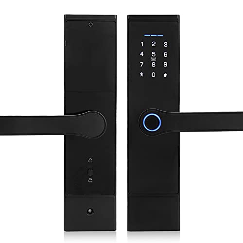 Fingerprint Smart Lock, Keyless Entry Door Lock, Touchscreen Smart Door Lock with Password | IC Card | Tuya Smart Door Lock